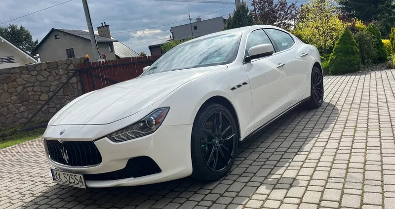 małopolskie Maserati Ghibli cena 105000 przebieg: 94750, rok produkcji 2015 z Kraków